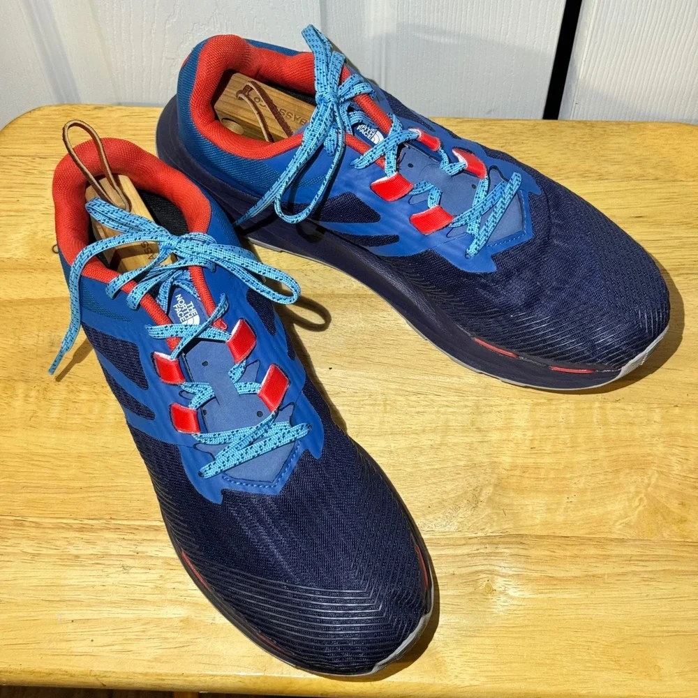 The North Face VECTIV Enduris II Mens 12.5 Blue Trail Running Shoes NF0A4OAW